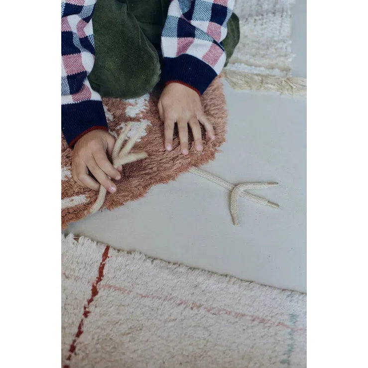 Farm Chicken Washable Area Rug