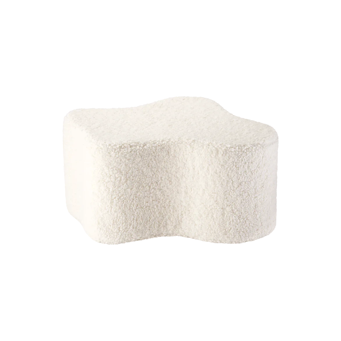 Cream White Cloud Pouffe