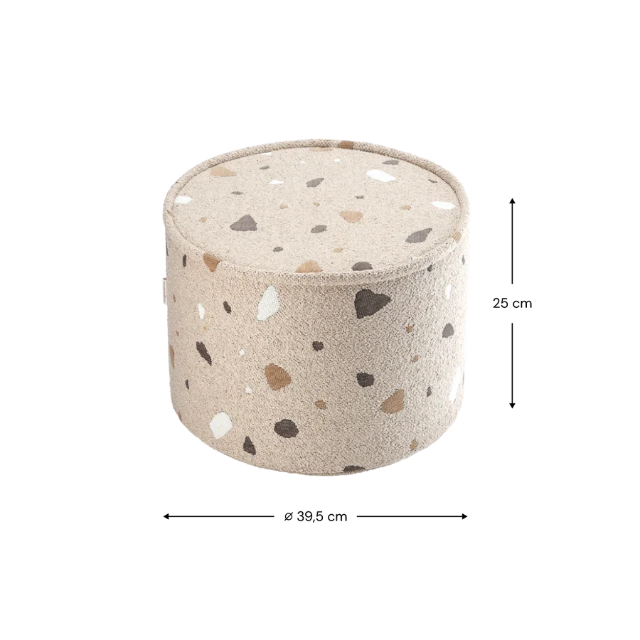 Wigiwama Terrazzo Sand Pouffe