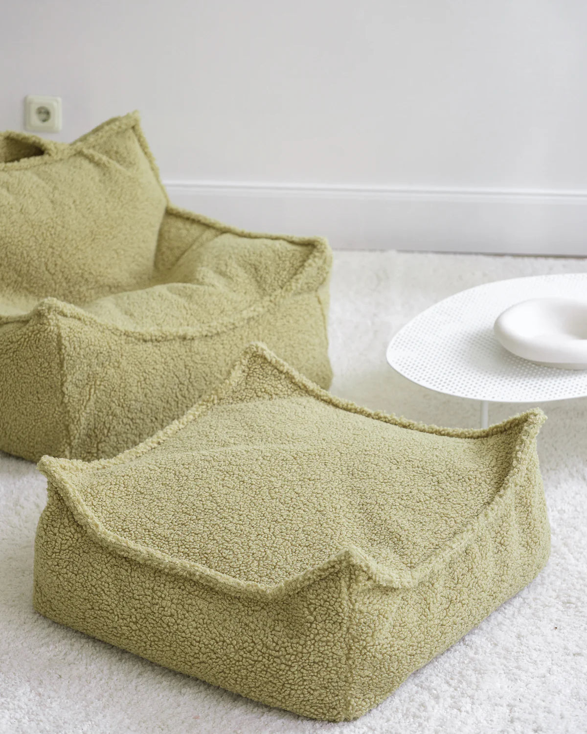 Matcha Square Ottoman