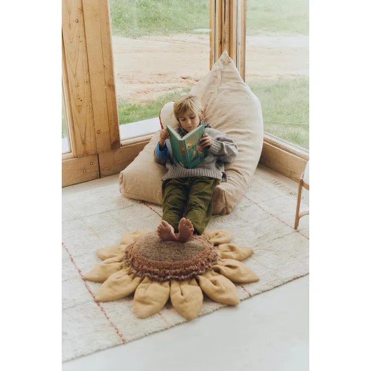 Farm Sunflower Floor Cushion