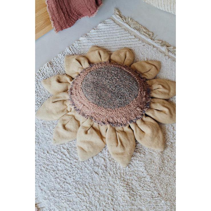 Farm Sunflower Floor Cushion