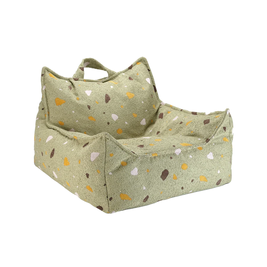 Wigiwama Terrazzo Moss Beanbag Chair