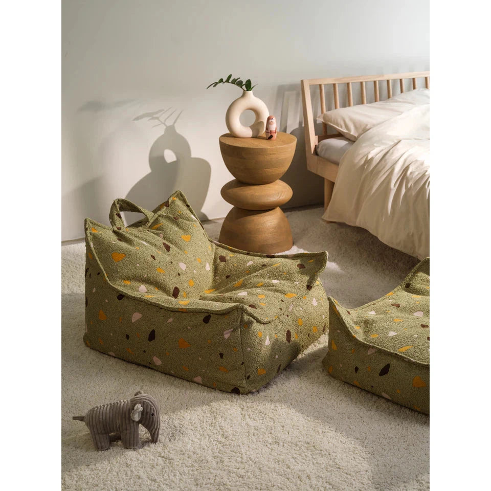 Wigiwama Terrazzo Moss Beanbag Chair