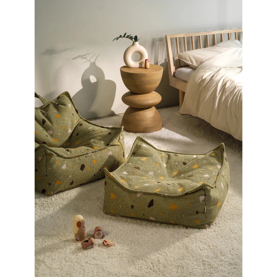Wigiwama Terrazzo Moss Beanbag Chair