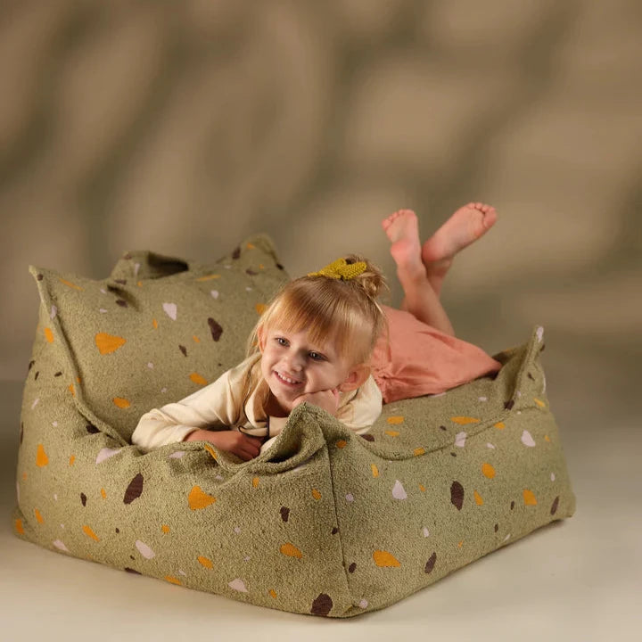 Wigiwama Terrazzo Moss Beanbag Chair