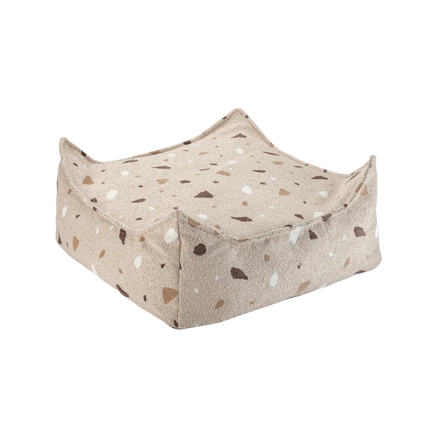 Wigiwama Terrazzo Sand Square Ottoman