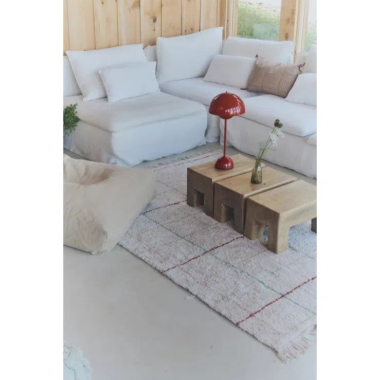 Farm Color Lines Washable Area Rug