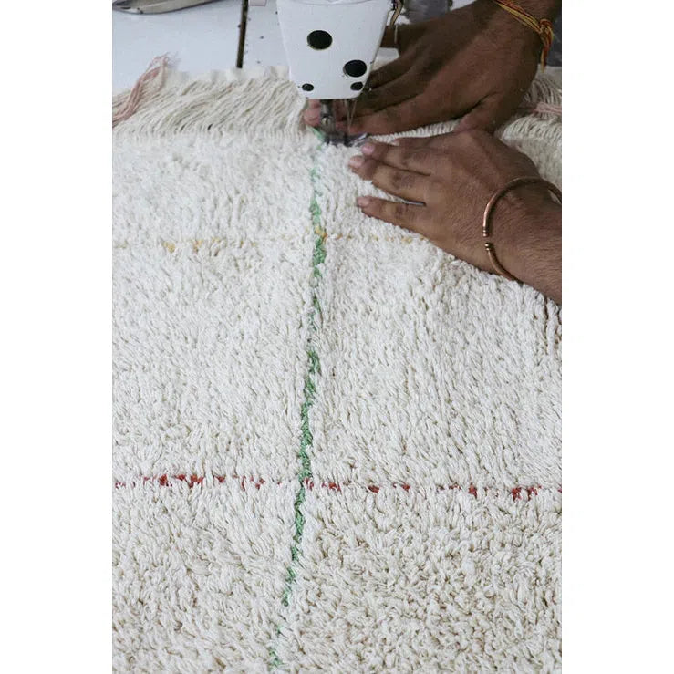 Farm Color Lines Washable Area Rug