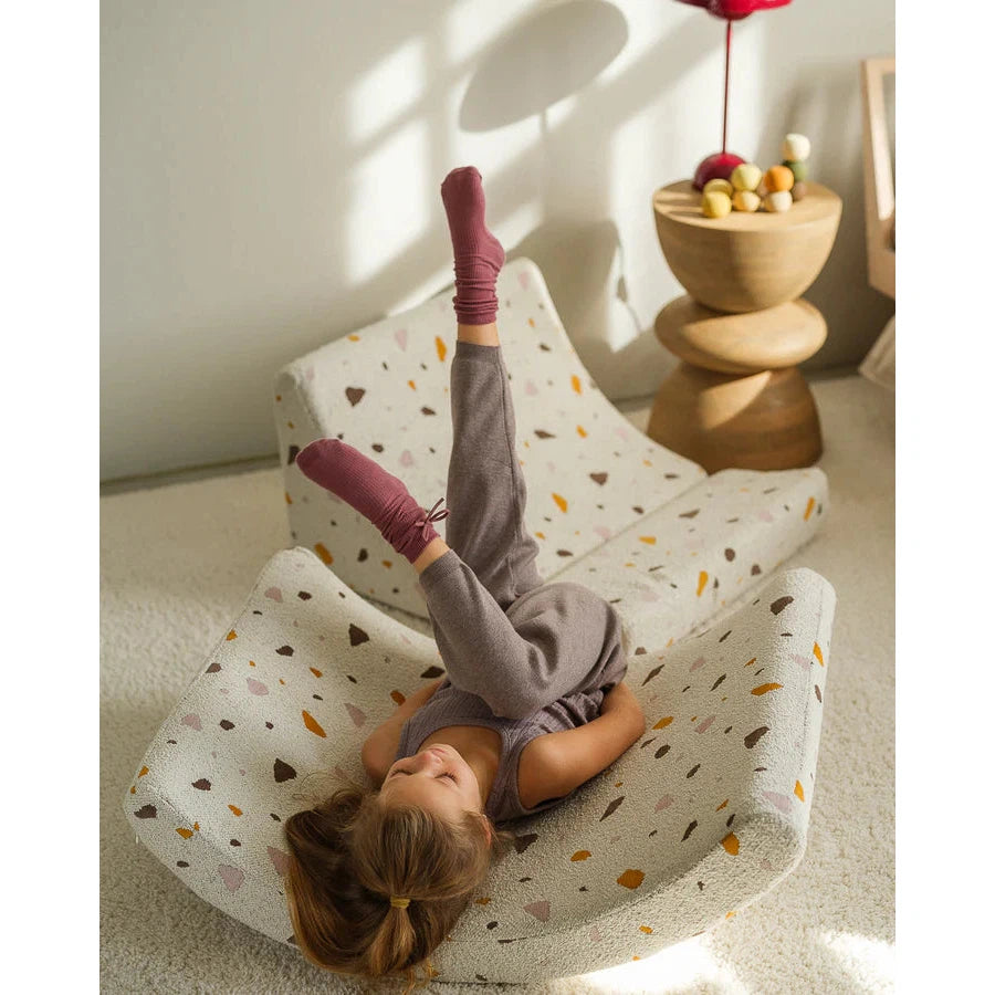 Wigiwama Terrazzo Marble Moon Chair