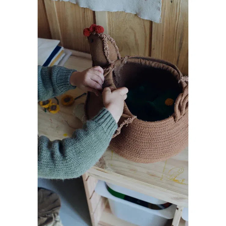Farm Chicken Toffee Basket