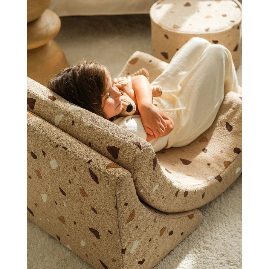 Wigiwama Terrazzo Sand Moon Chair