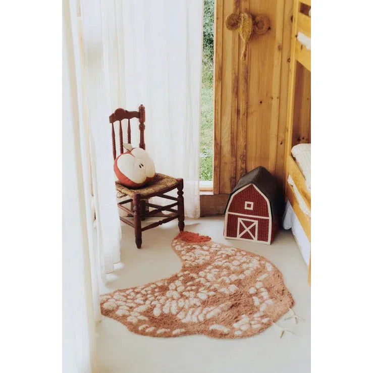 Farm Chicken Washable Area Rug