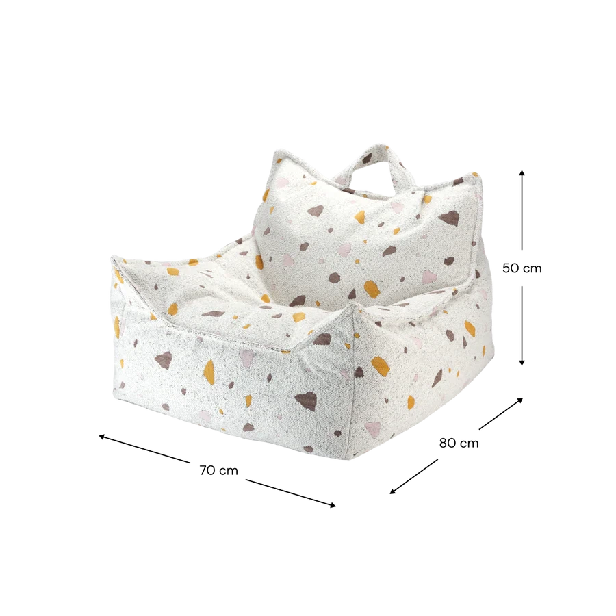 Wigiwama Terrazzo Marble Beanbag Chair