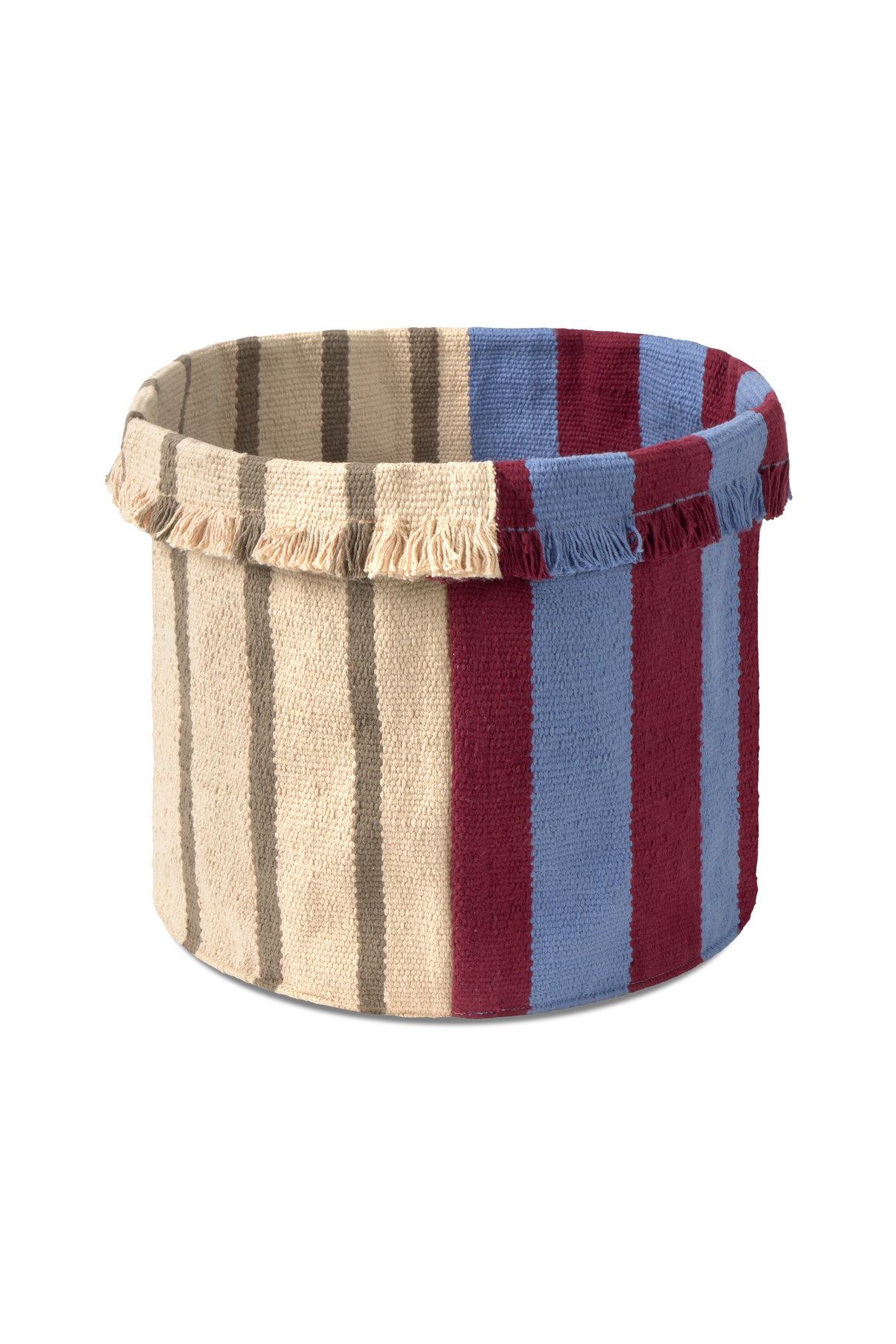 Tall Indigo Blue Basket