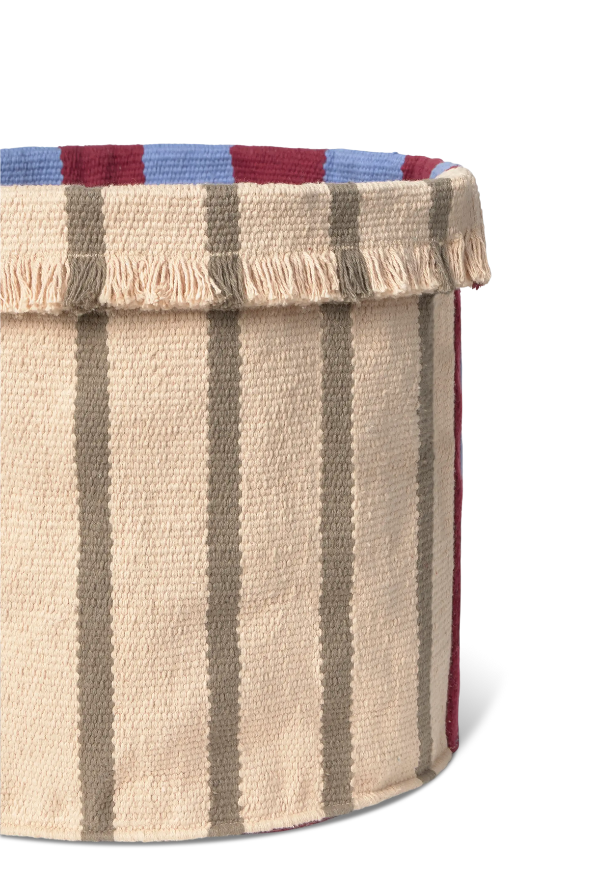 Tall Indigo Blue Basket