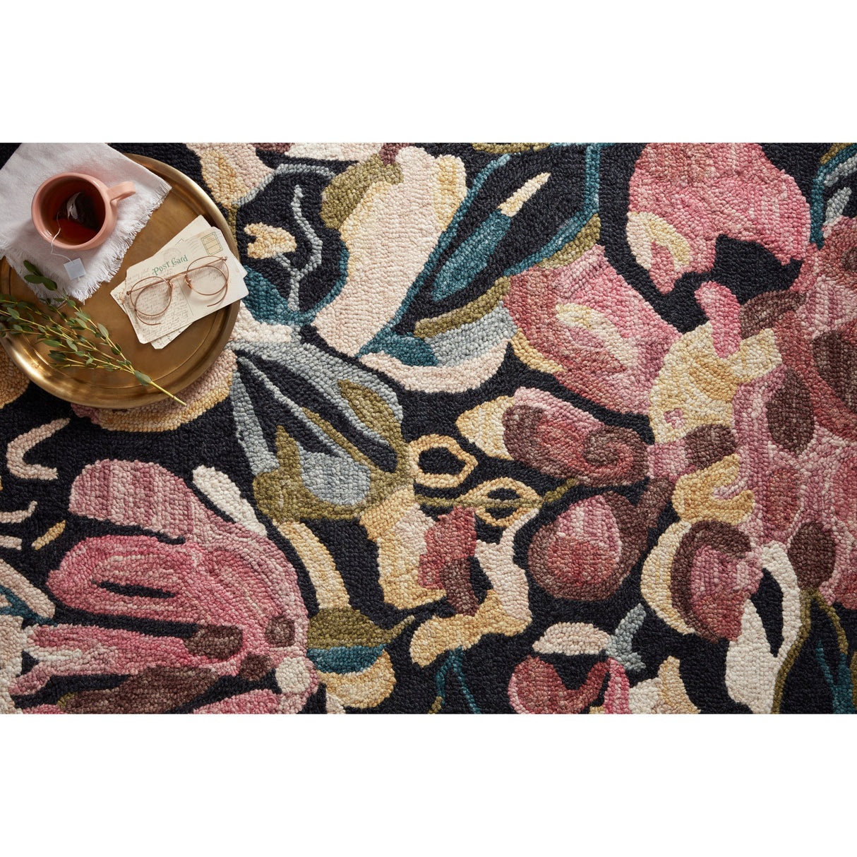 Belladonna Black Berry Area Rug