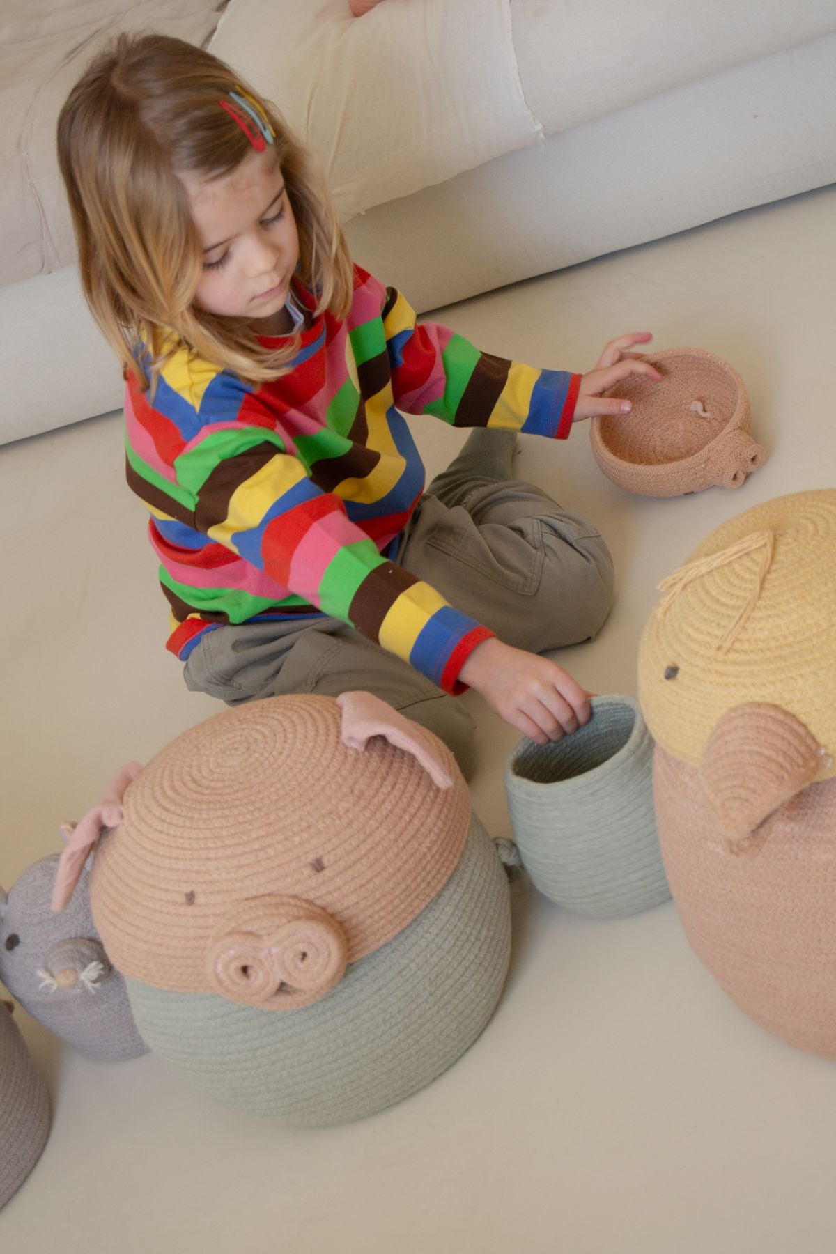 Mini Peggy the Pig Basket