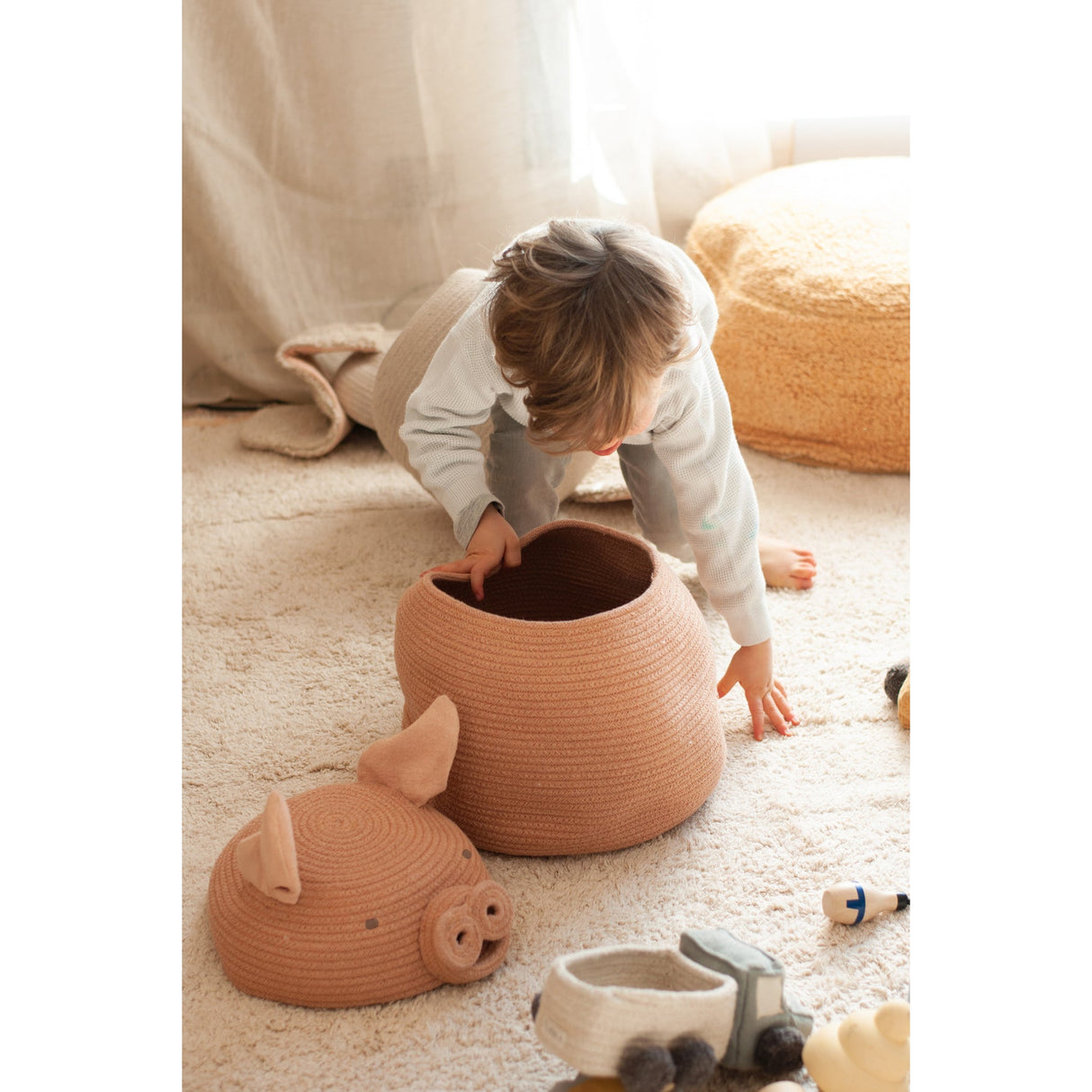 Peggy the Pig Basket