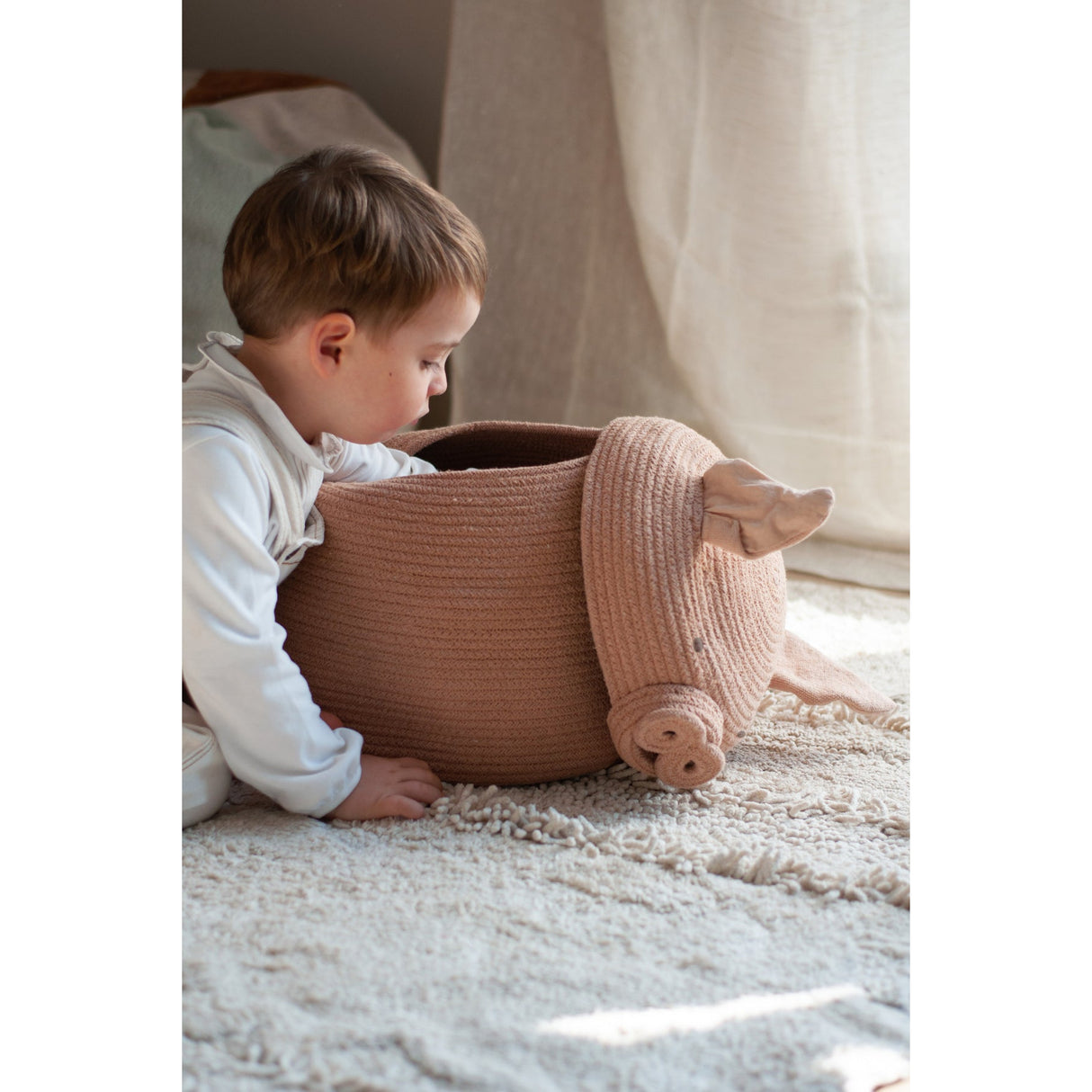 Peggy the Pig Basket