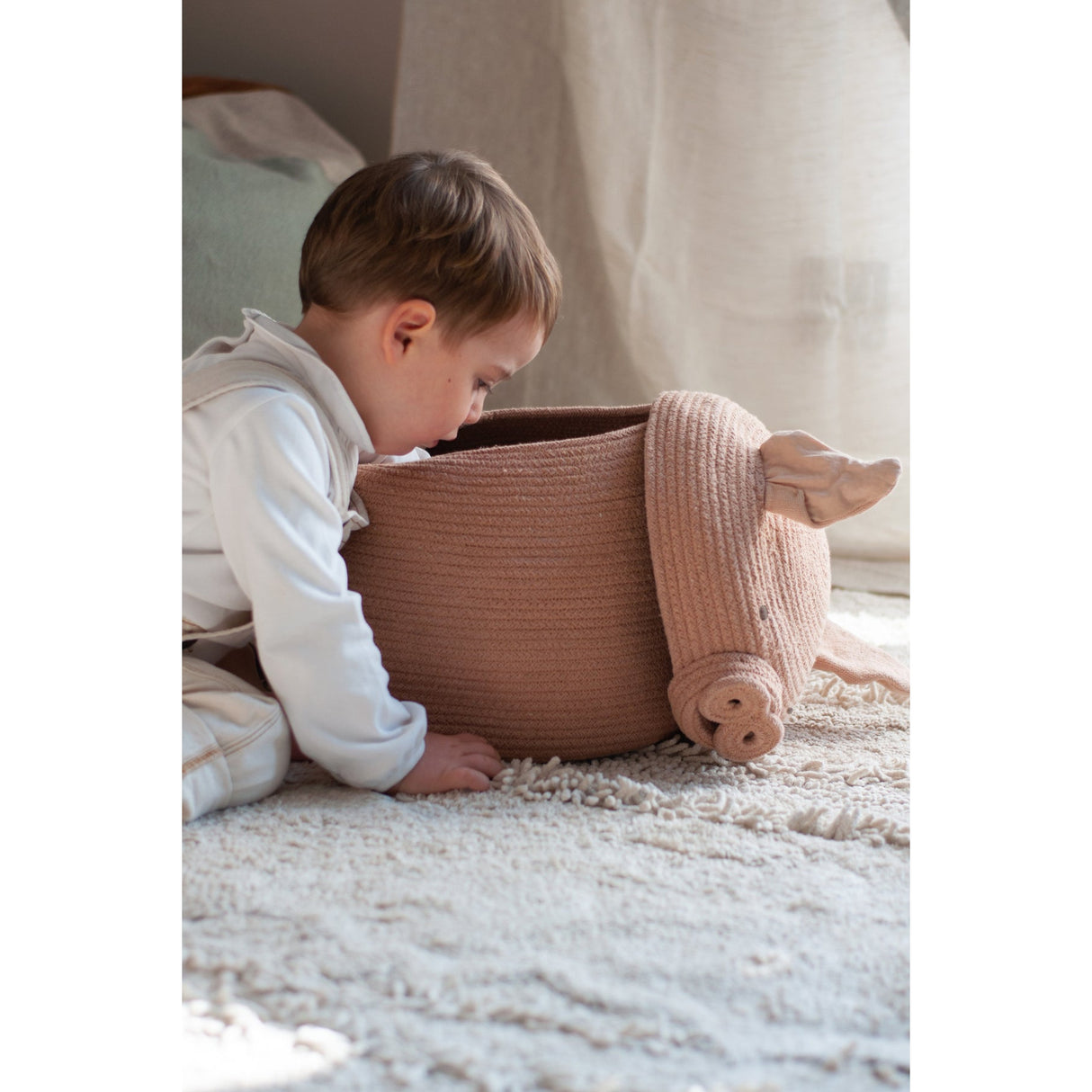 Peggy the Pig Basket