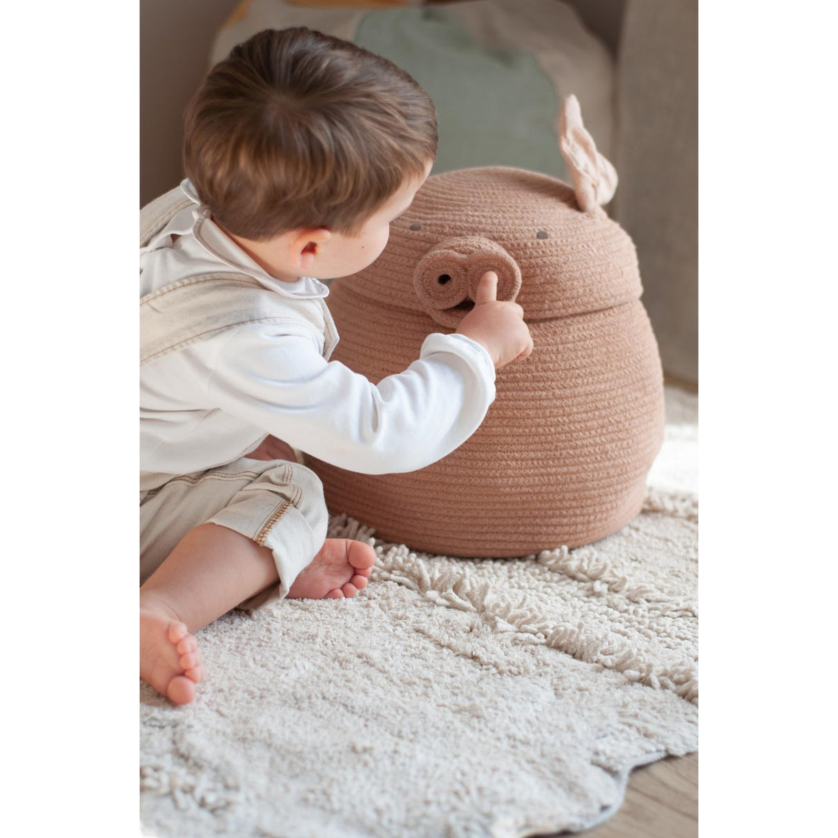 Peggy the Pig Basket