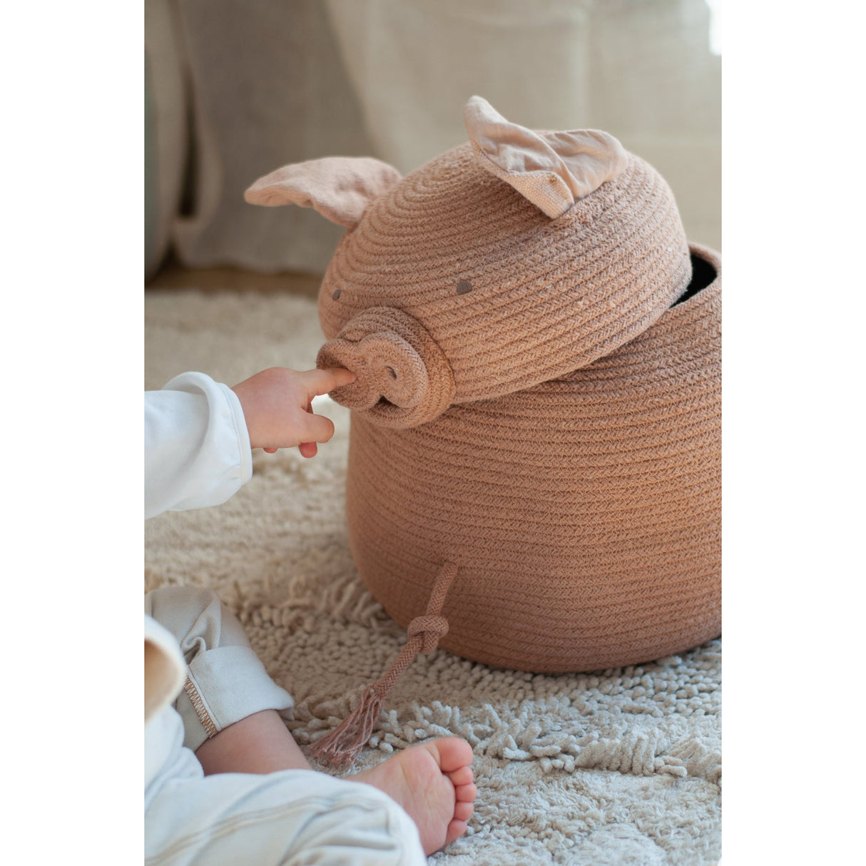 Peggy the Pig Basket