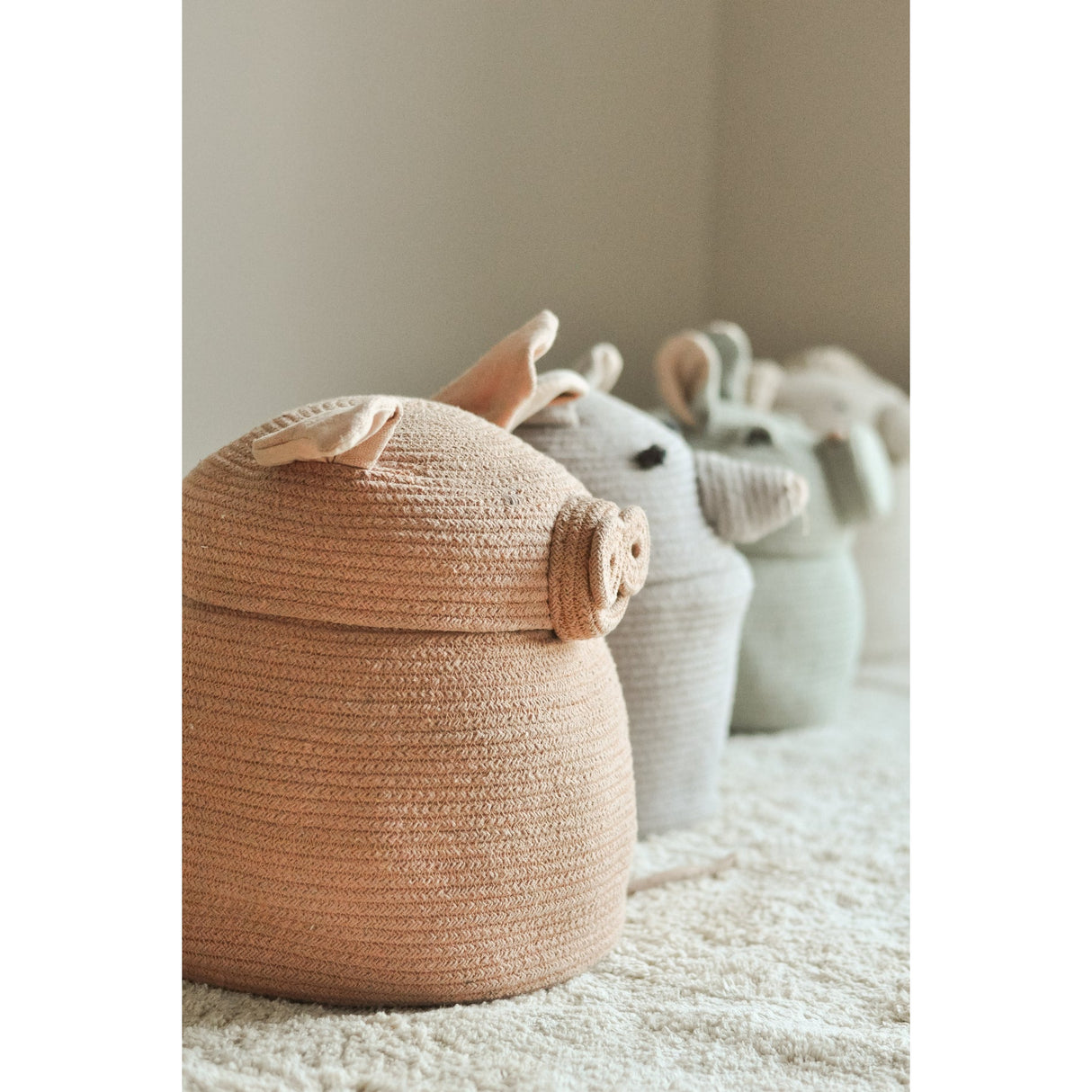 Peggy the Pig Basket