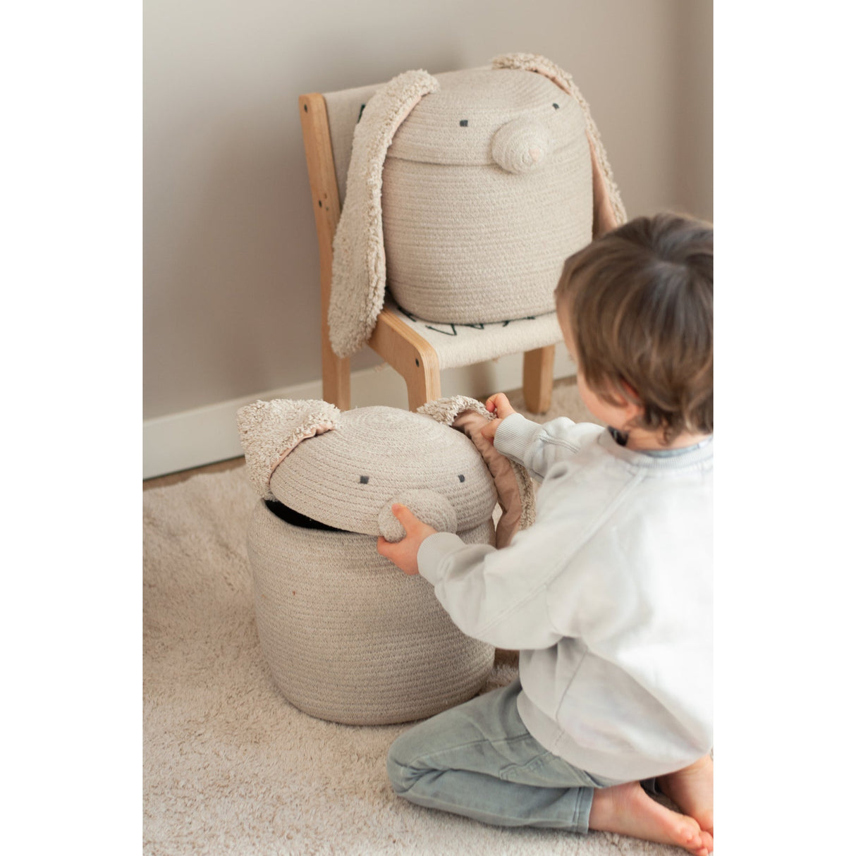 Rita the Rabbit Basket