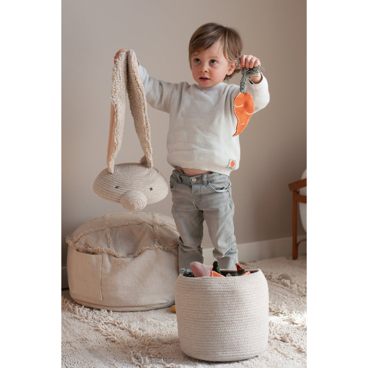 Rita the Rabbit Basket