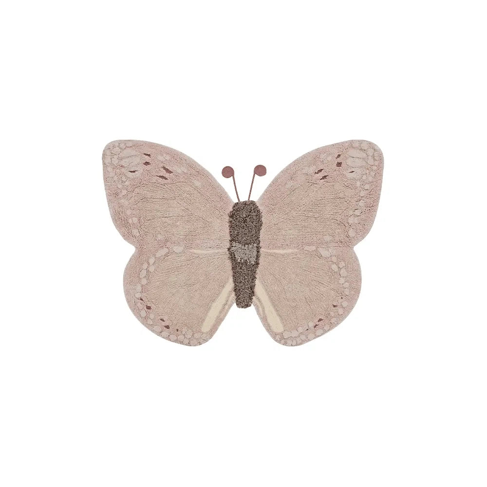 Animal Baby Butterfly Washable Area Rug