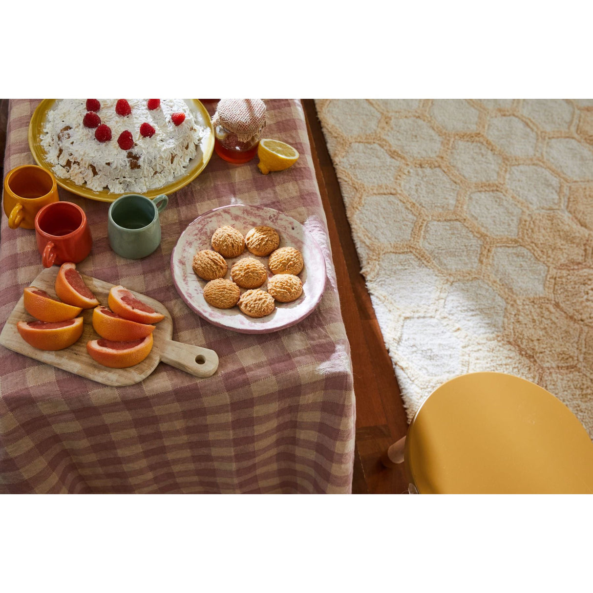 Planet Bee Sweet Honey Washable Rug