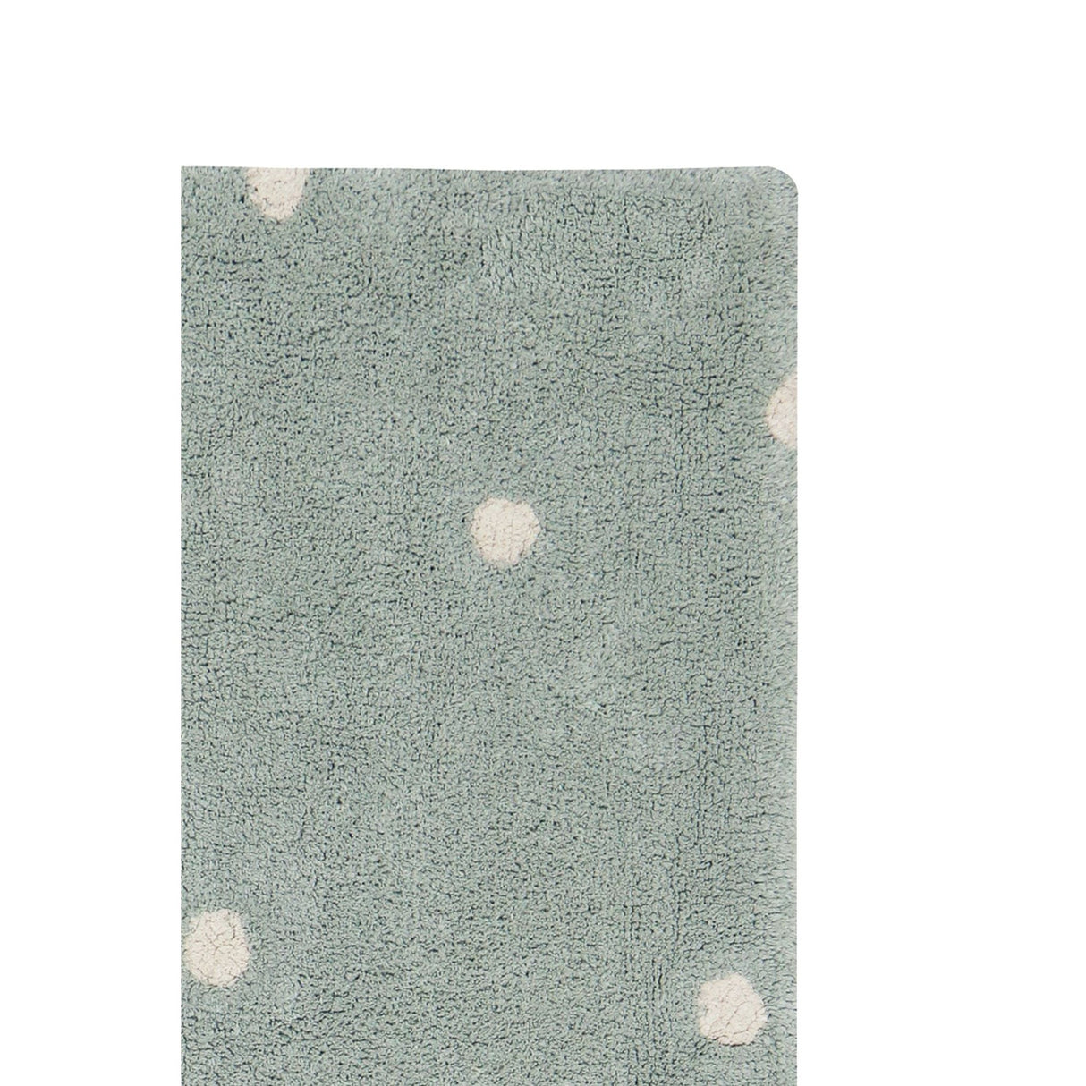 Mini Dot Blue Sage Washable Rug