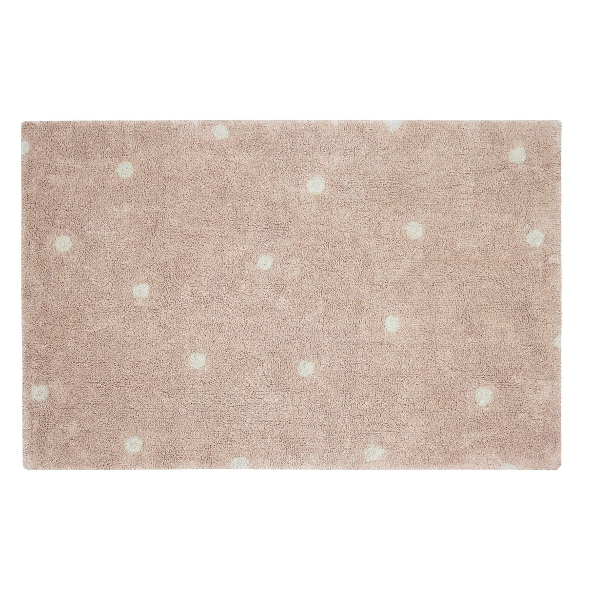 Mini Dot Rose Washable Rug