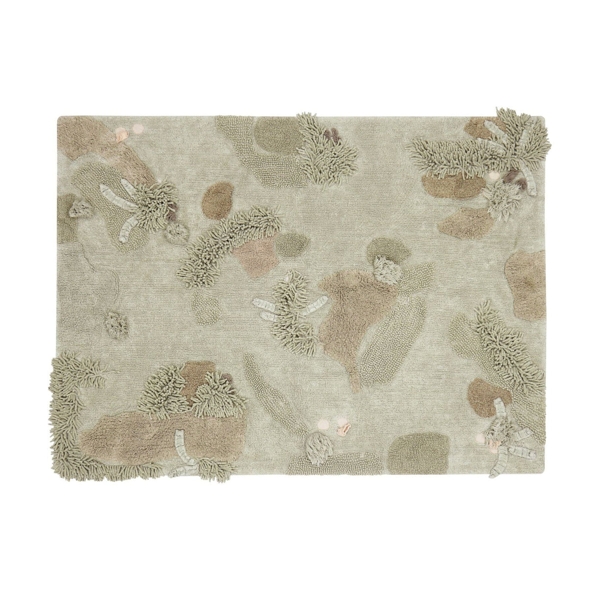 Mushroom Forest Washable Play Rug