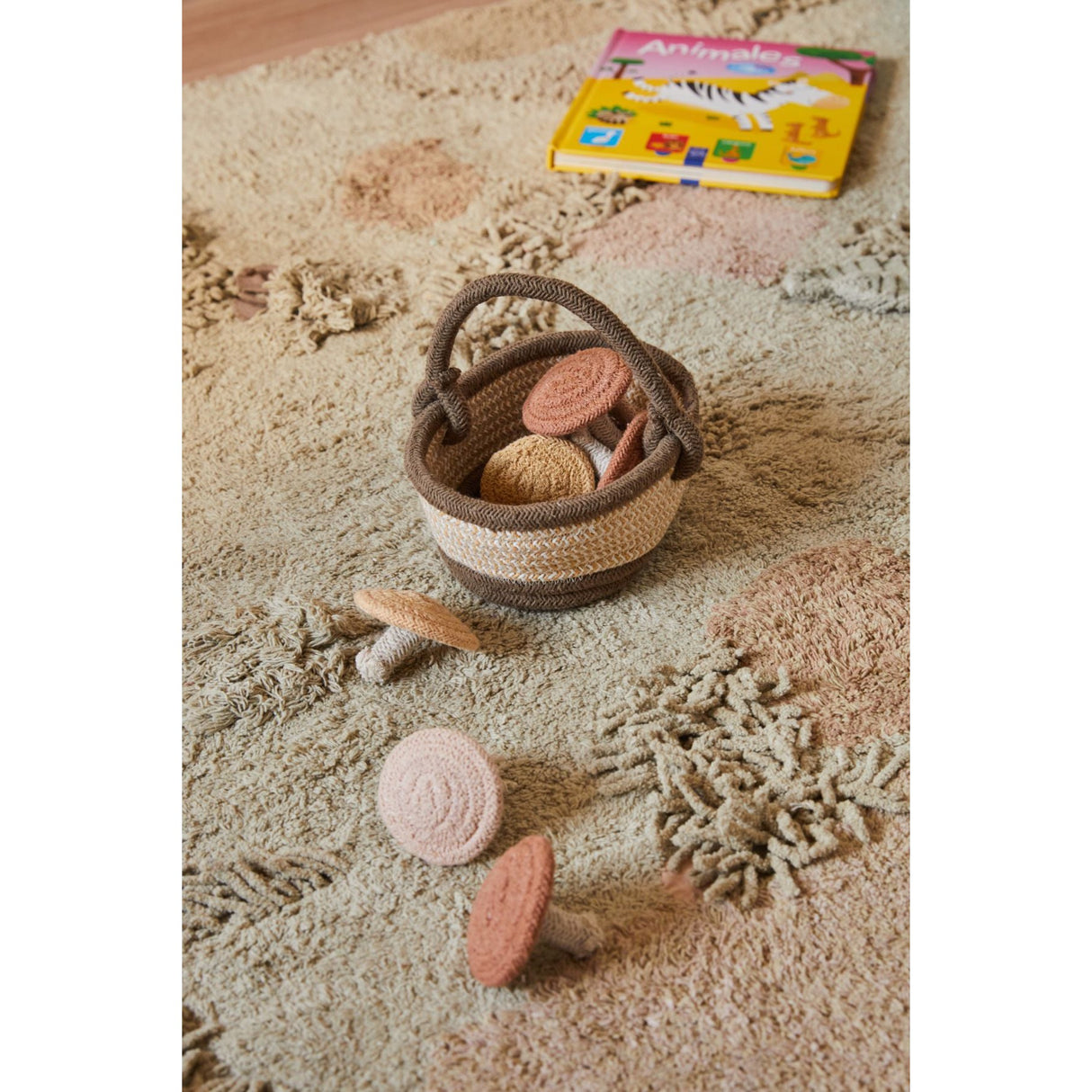 Mushroom Forest Washable Play Rug