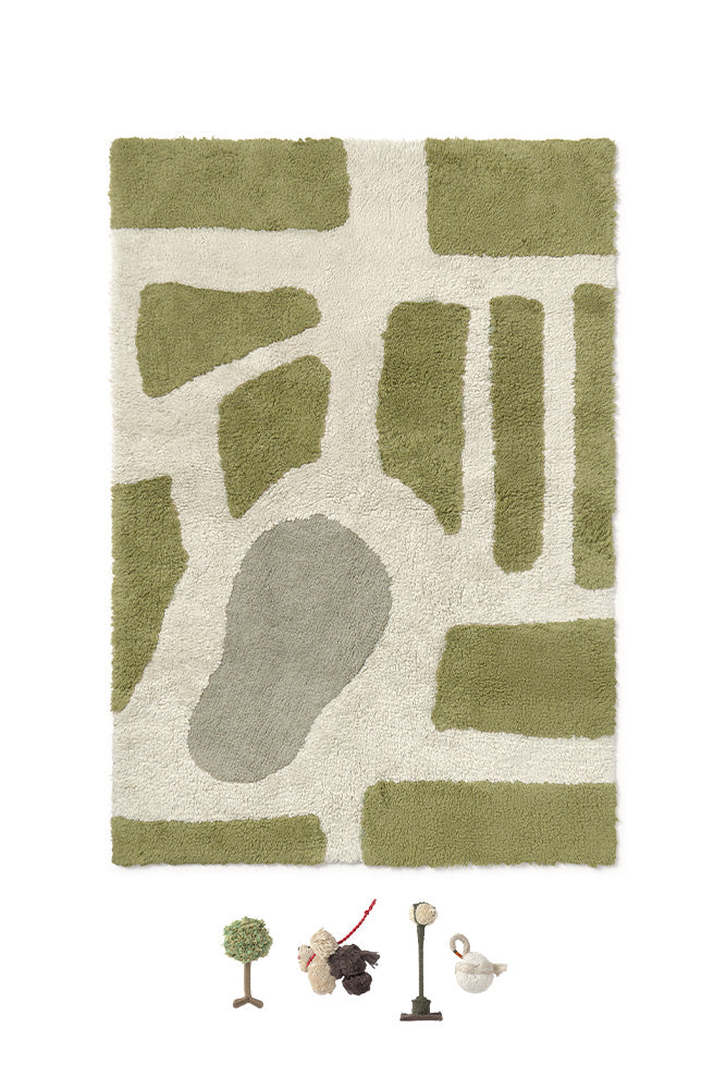 Hyde Park Washable Play Area Rug