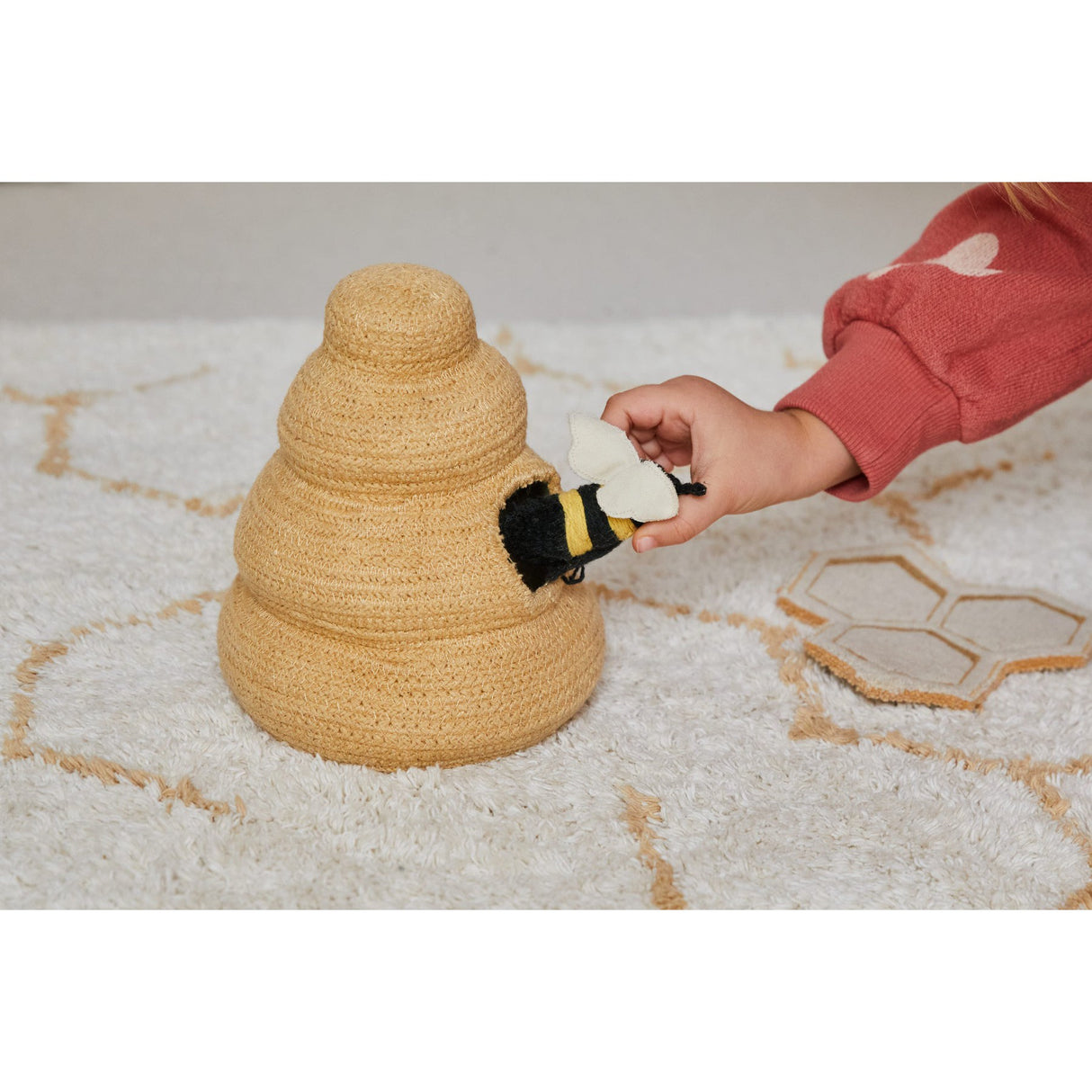 Planet Bee Pollination Play Rug