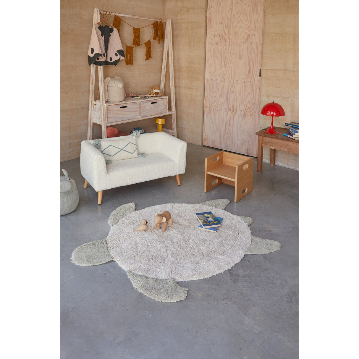 Sea Wonders Sea Turtle Washable Rug