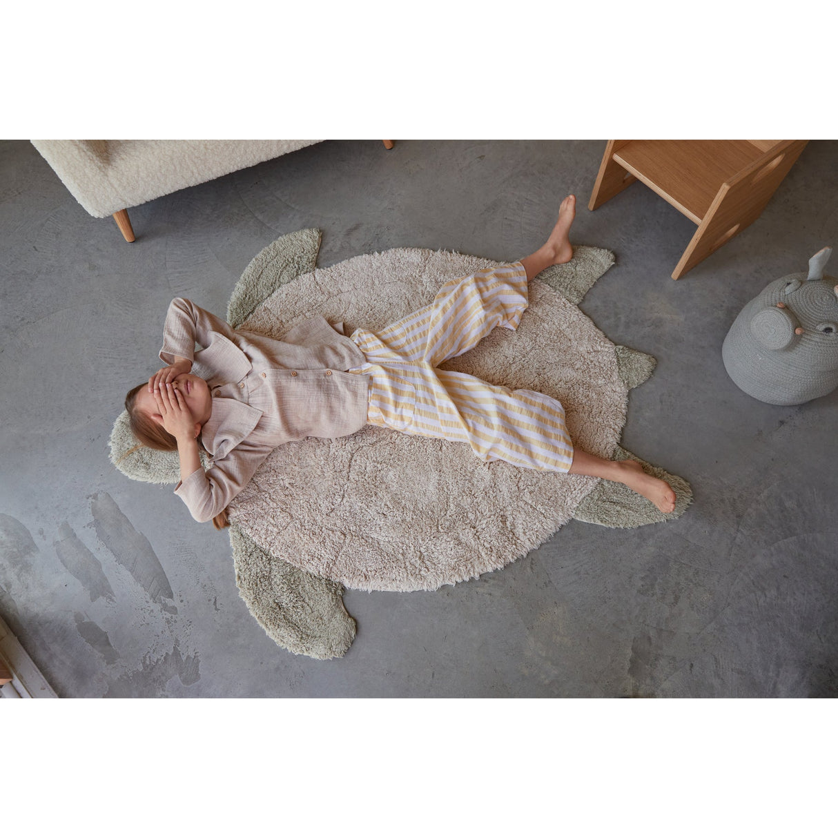 Sea Wonders Sea Turtle Washable Rug
