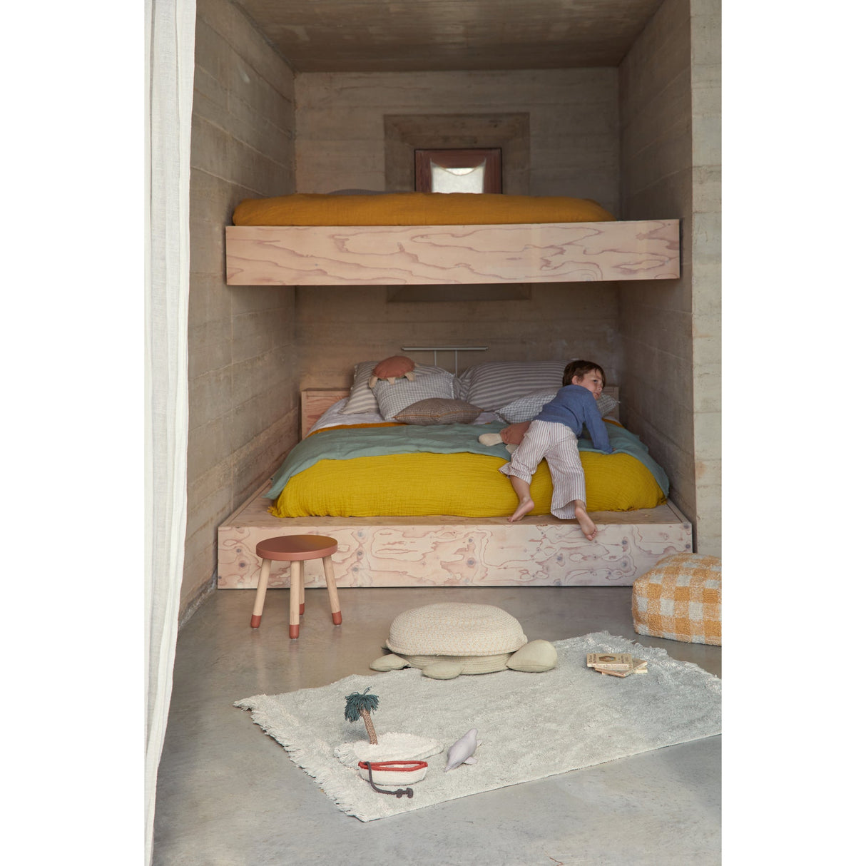 Sea Wonders Waves Washable Play Rug