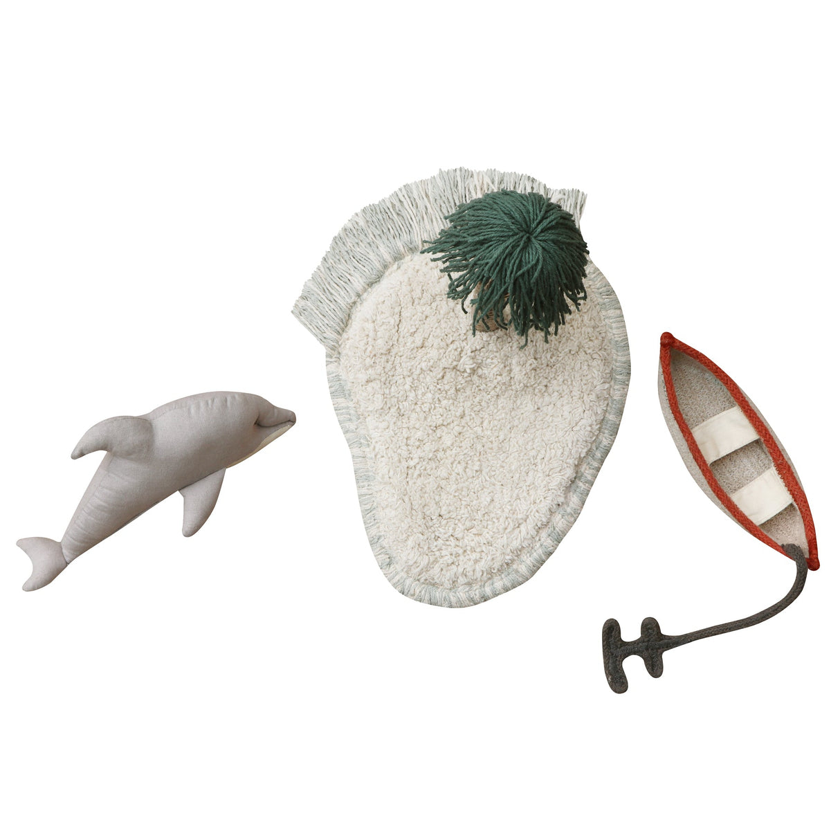 Sea Wonders Waves Washable Play Rug