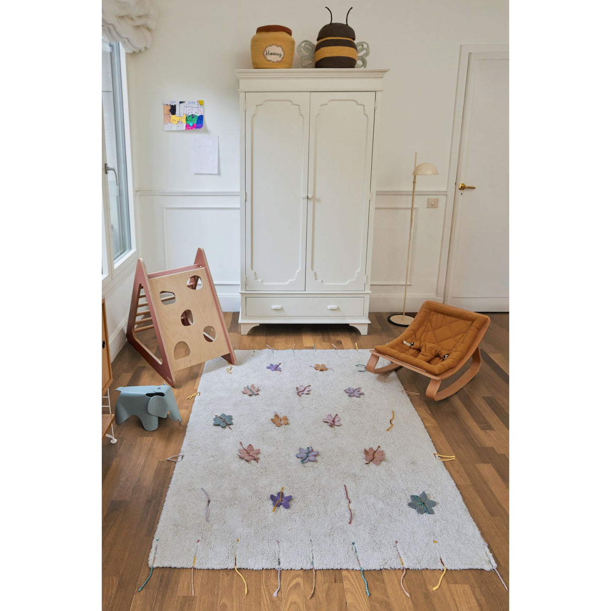 Planet Bee Wildflowers Play Rug