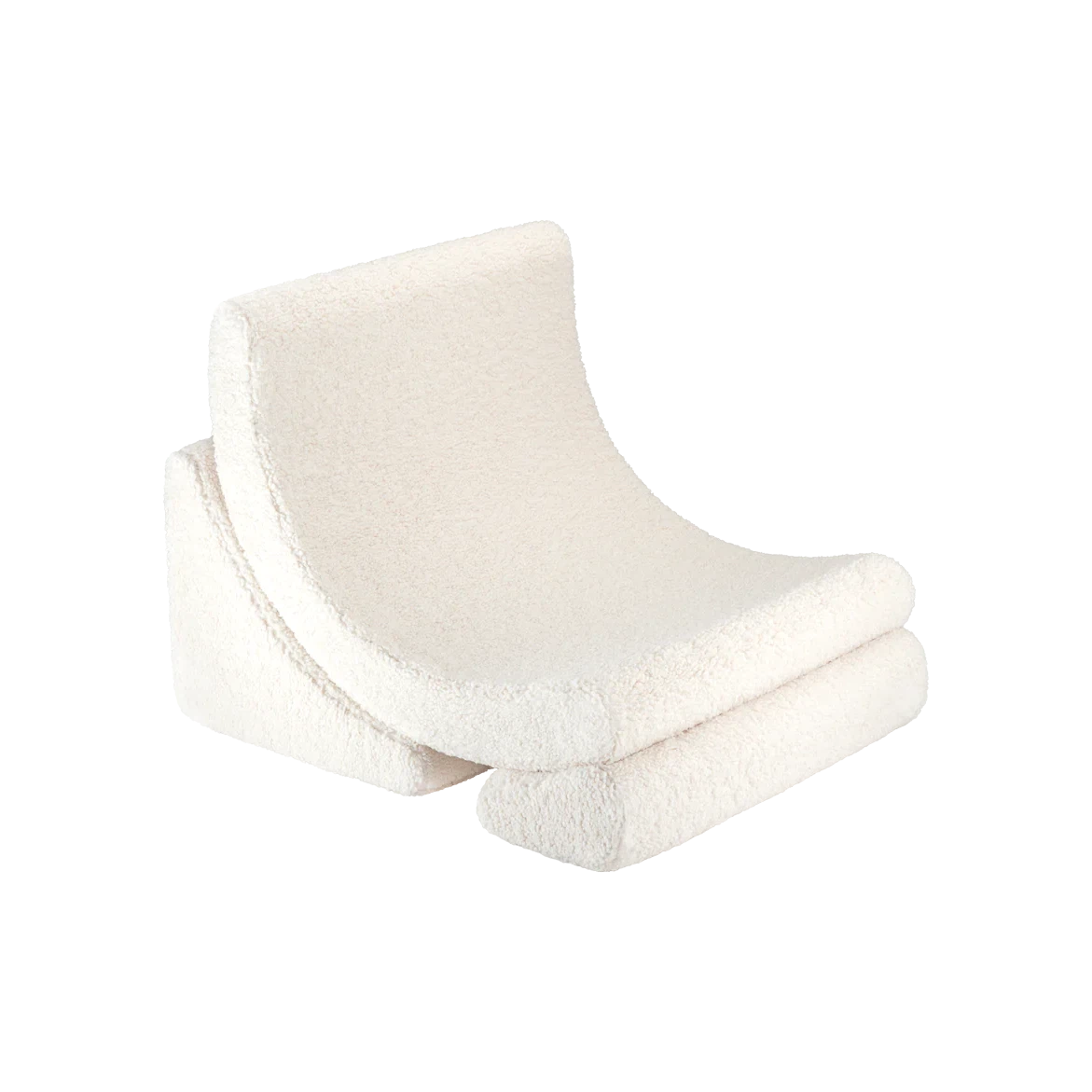 Cream White Moon Chair
