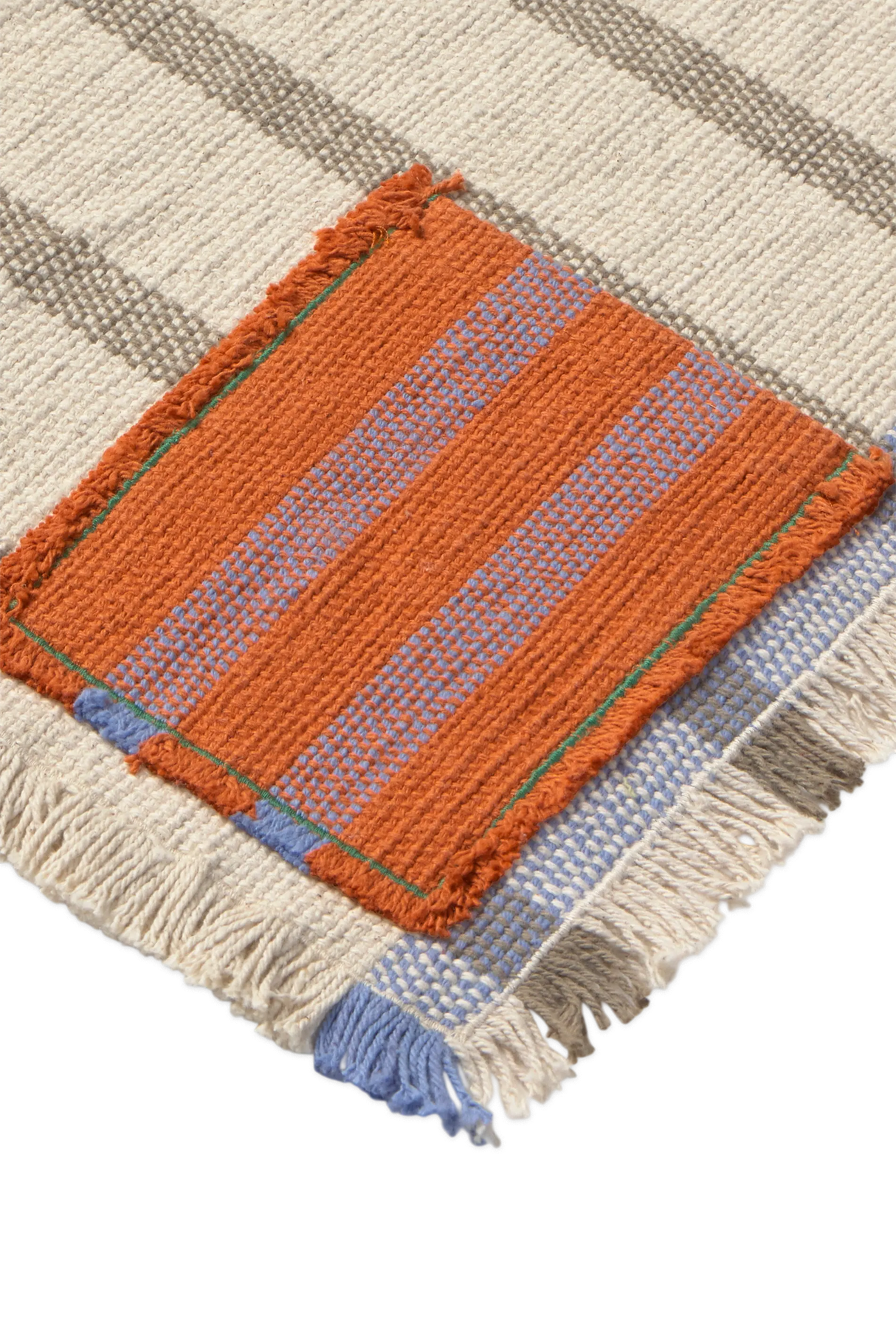 Pocket Soil Brown Handloom Placemats (Set of 2)