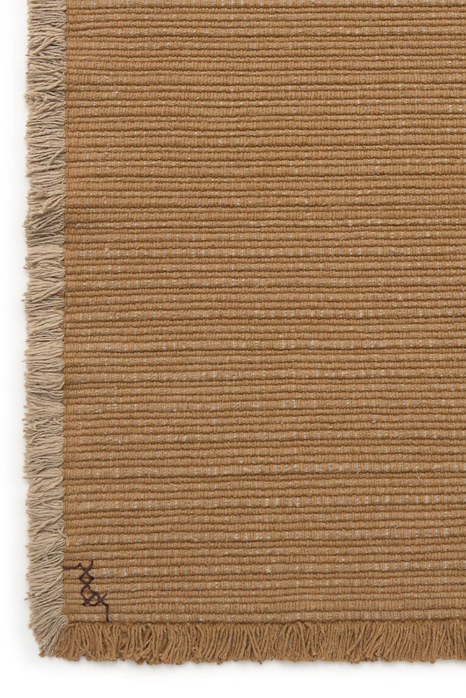 Handloom Rug Ochre