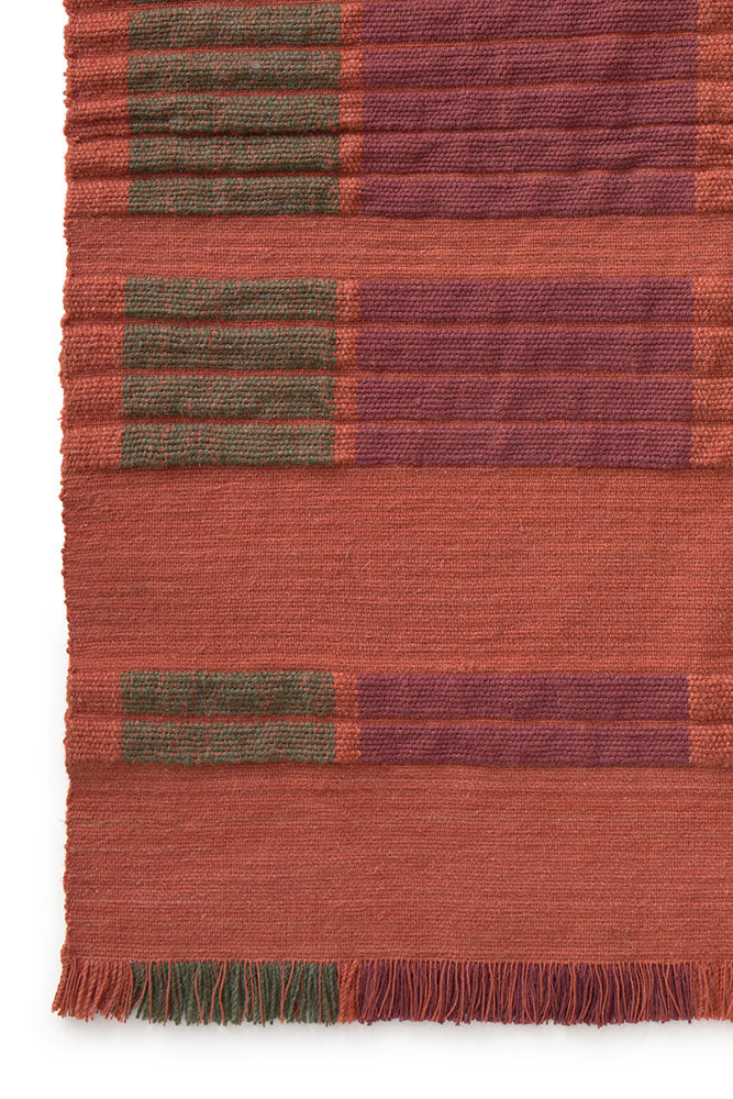 Handloom Rug Columns Sienna - Rugs by Roo