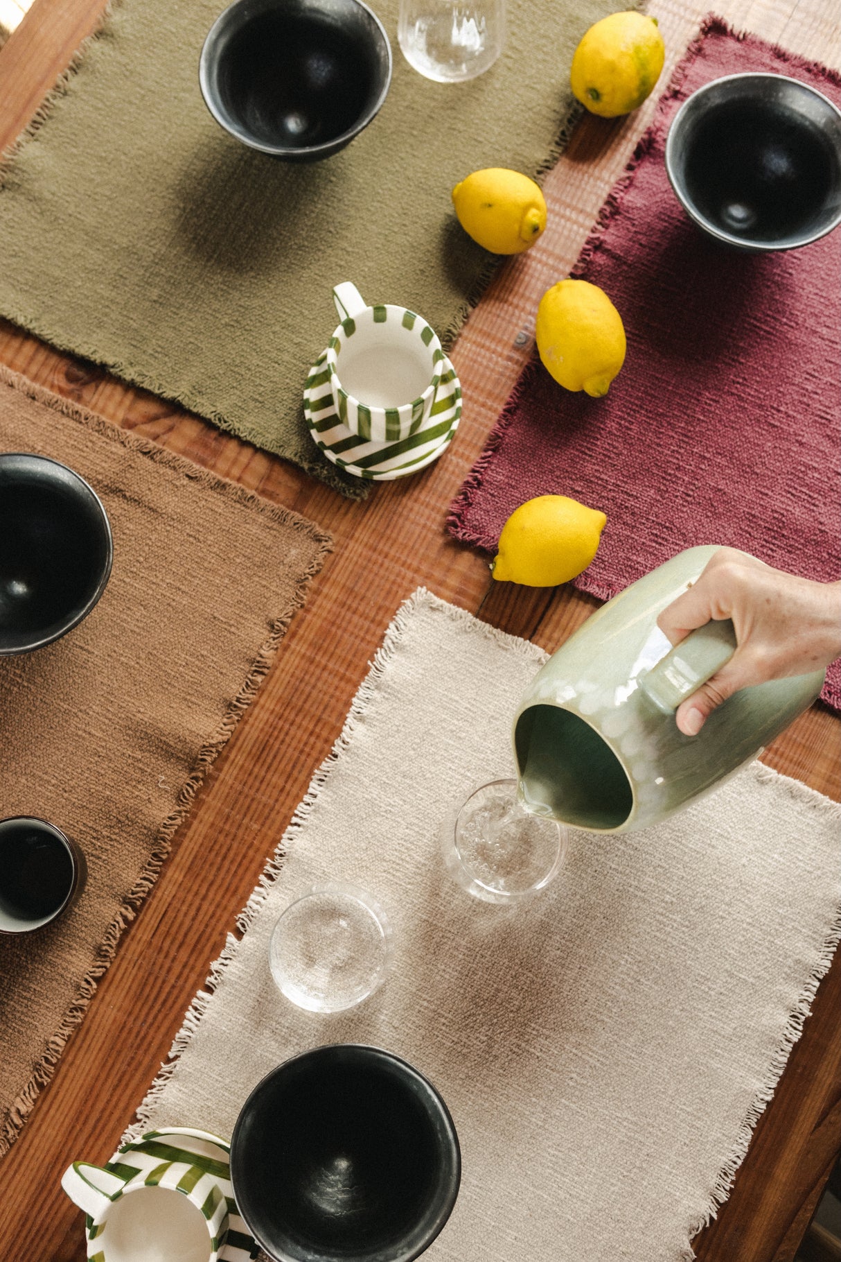 Handloom Placemat Natural, Set of 4