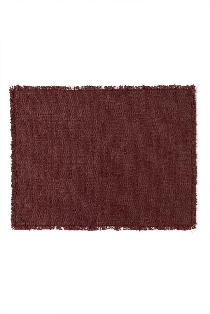 Handloom Placemat Marsala, Set of 4