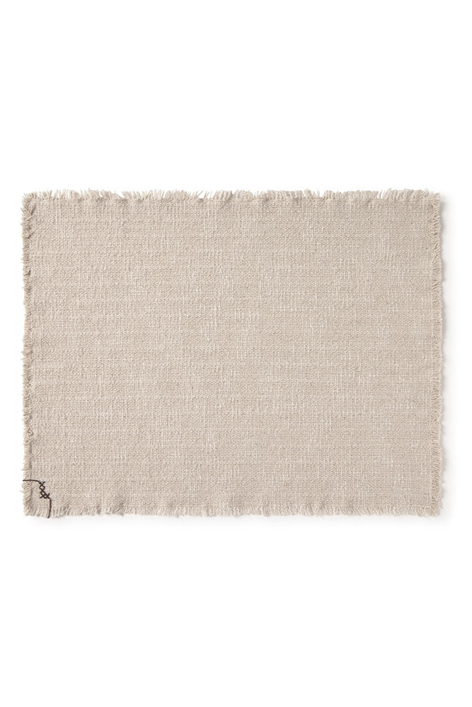 Handloom Placemat Natural, Set of 4